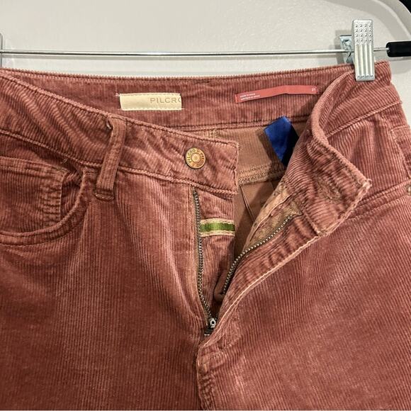 Pilcro Yaya Mid-Rise Crop Flare Corduroy Jeans Size 27 - Picture 7 of 13